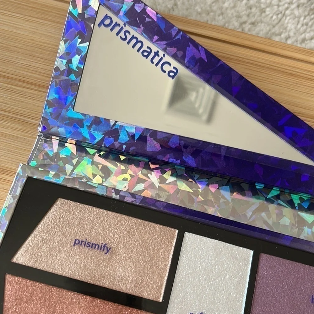 Brand New BECCA X Barbie Ferreira Prismatica Face & Eye Palette Highlight Blush